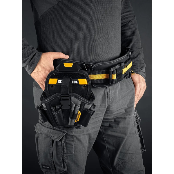 Кобура для шуруповерта KRAFTOOL KH-17 большая, с быстросъёмным креплением, FastClip, 17 карманов и п