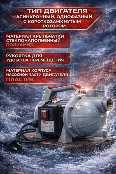 Насос поверхностный ПСН-3600П Ресанта