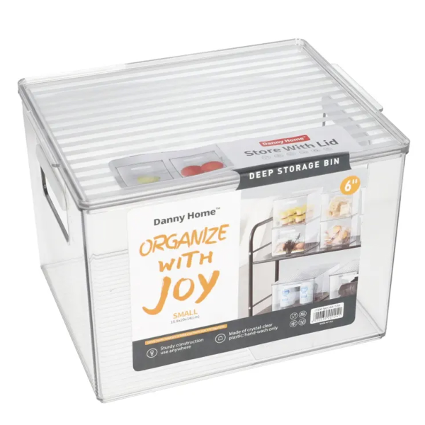 Контейнер для хранения DH 15,8х20х14см универсальный с крышкой HO-124 CN