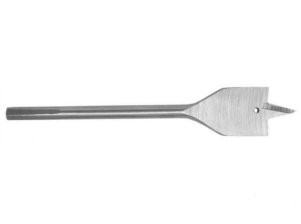 Сверло перьевое по дереву "ЭКСПЕРТ" 144-152-38 шестигранный хвостовик 1/4", L 152мм, d 38мм(1шт/уп)