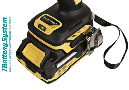 Дрель акк б/щ Hanskonner, HCD2065C 18В, 1BatterySystem,60Нм, пл.патрон, 2х2Ач,кейс