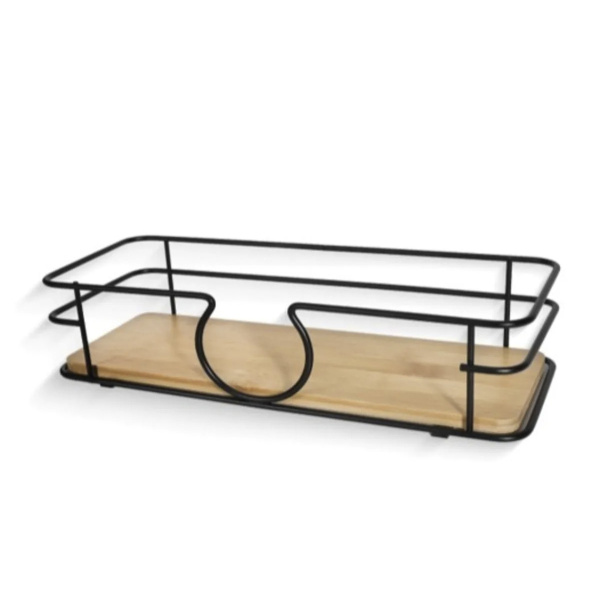 Полка для ванной прямоугольная Bathlux на вакуумных присосках 33018