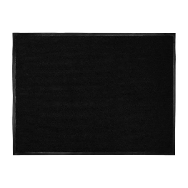 Коврик влаговпитывающий, ребристый “TRIP” 120*150 см "VORTEX", чёрный / 6