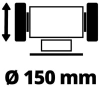 Станок точильный сетевой Einhell TC-BG 150 (4412632)