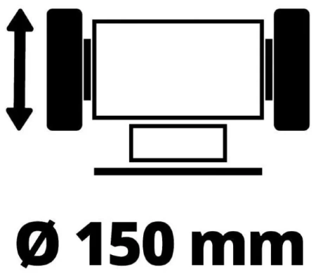 Станок точильный сетевой Einhell TC-BG 150 (4412632)