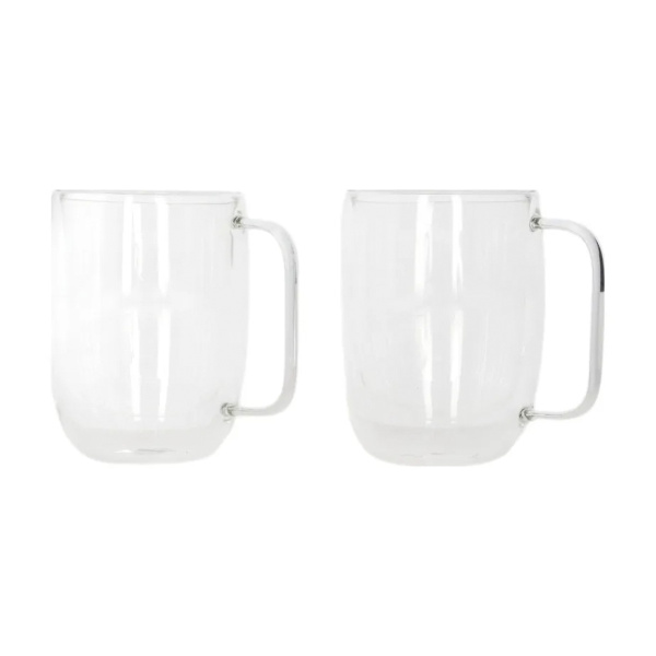 Набор кружек с двойным стеклом DH 200 мл 2 шт DW01-06