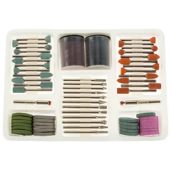 Набор STAYER "MASTER": Мини-насадки для гравировальных машин, 134 предмета