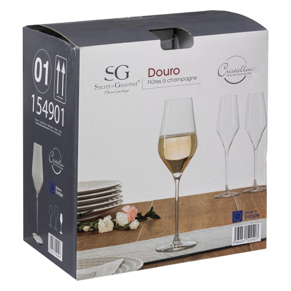 Фужер SG DOURO для шампанского 310 мл стекло 154901