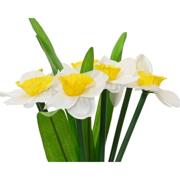 Букет искусственных цветов Нарцисс 25 см 2 цвета в ассортименте 808562 Kmg