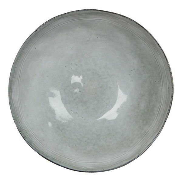 Тарелка десертная Mica  серый с ободком 20 см. керамика 1027415