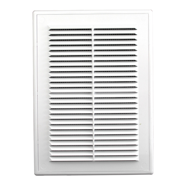 Решетка вент. в рамке с москит. сеткой 185/255 (Люкс)