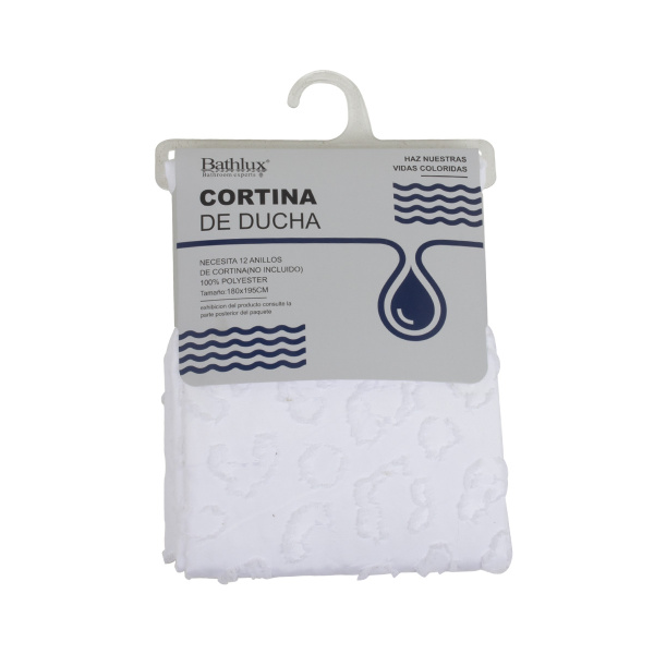 Штора для ванной комнаты Bathlux White cloud 180х200 см полиэстер 61086