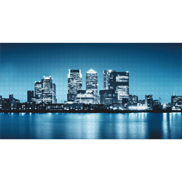 Панель ПВХ 0,3 мозаика "Огни большого города" 4627158780910