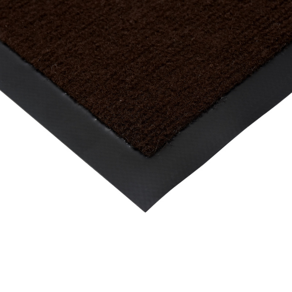 Коврик влаговпитывающий, ребристый “TRIP” 90*120 см "VORTEX", коричневый / 8