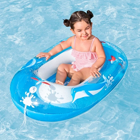 Bestway: Надувная лодочка "Floating Friends" 102 х 69 см., голубая