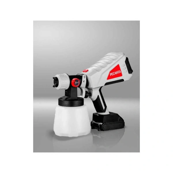 Краскопульт аккумуляторный АКП-20LI(в комплекте 1 АКБ и ЗУ) Ресанта