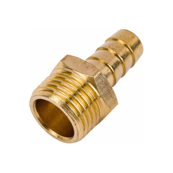 Соединение нар. резьба 1/2" х елочка 12 мм (латунь) ECO