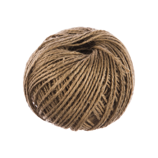 Шпагат джутовый, 1,5 мм, L 100 м, 2-ниточный, Россия// Сибртех
