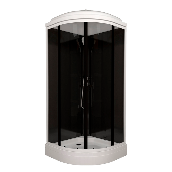 Душевая кабина Triton "Вельвет 88*88 А", 1/4 круга, низкий поддон (ПД30, ЗС31, КН10, СТ28, КР19, КС1