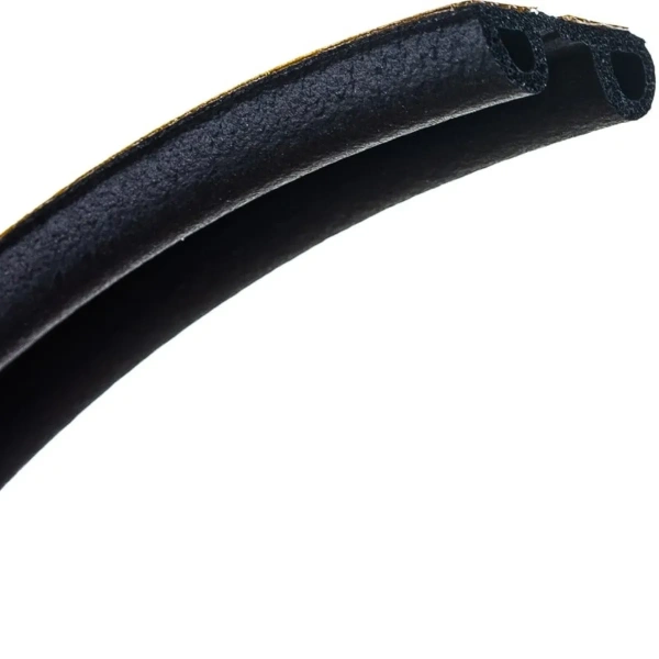 Уплотнитель Sila Home Р100, 9х5,5 мм самоклеящийся, черный,(2*50м), Польша