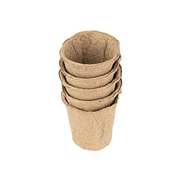 Горшочек для рассады, 60х60 мм, торфяной, 5 шт.