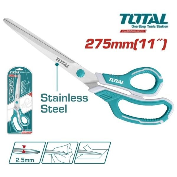 Ножницы "ТОТАL" хозяйственные 275мм. THSCRS812801