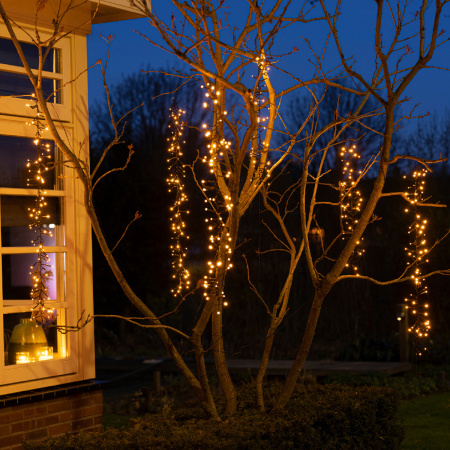 Электрогирлянда 8 функций каскадная 480 ламп 6 лент 220 В Indoor/Outdoor 493470 Kmg