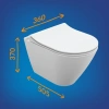 Комплект Cersanit CITY SMART CO DPL EO slim инсталляция LINK PRO кнопка TWINS пластик хром глянцевый