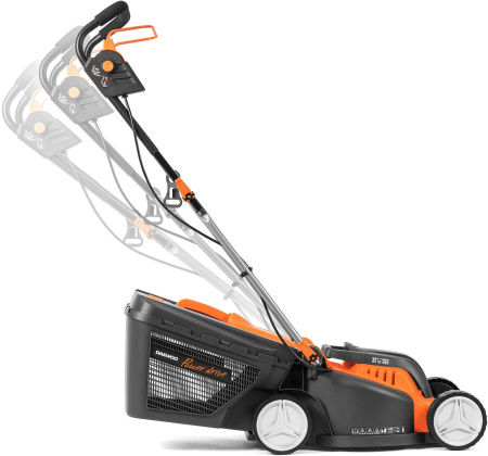 Газонокосилка электрическая Daewoo DLM 1250E, 1250 Вт, ширина 32см, площадь 400 кв.м.