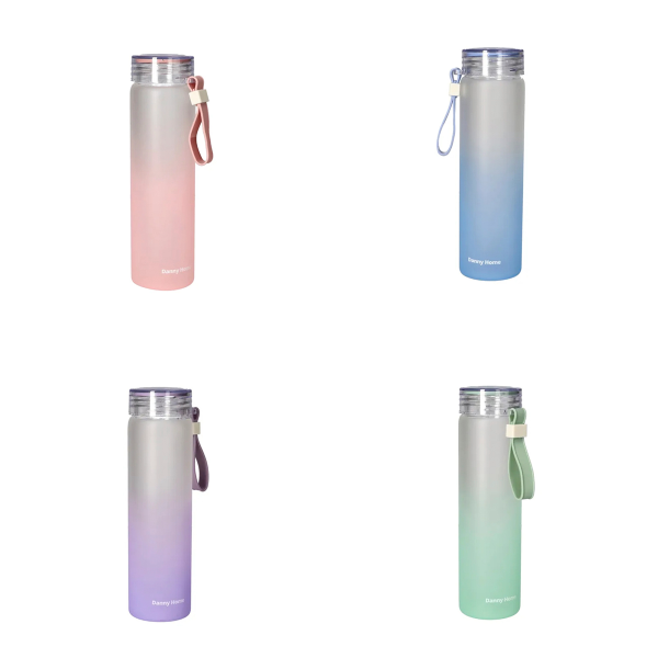 Бутылка для воды DH Gradient 450 мл стекло 4 цв.в ассорт YDB01-05