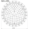 Люк канализационный Gidrolica Garden-пластиковый тип Л зелёный 80x750