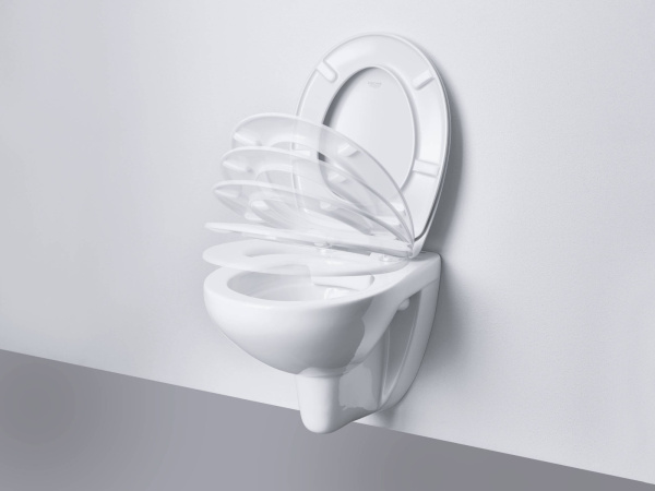 Сиденье для унитаза GROHE 39493000 Bau Ceramic (с микролифтом), альпин-белый Сиденье для унитаза GROHE 39493000 Bau Ceramic (с микролифтом), альпин-белый