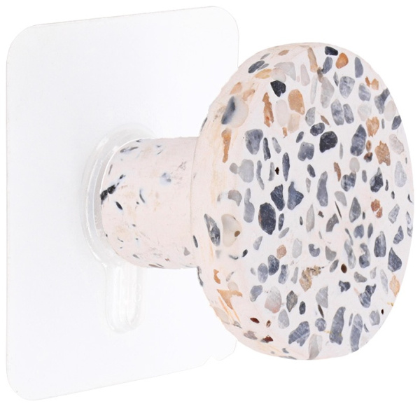 Крючок для ванной комнаты Tendance TERRAZZO D5 см 9071672