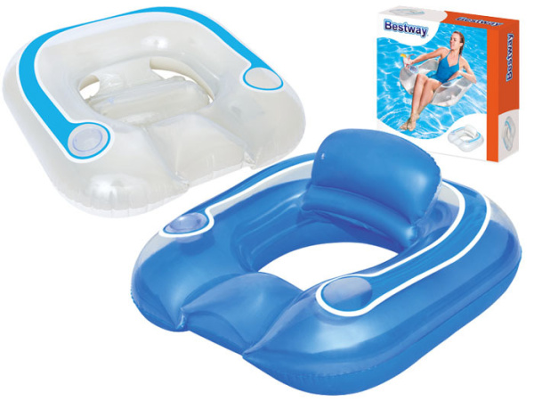 Сиденье надувное для отдыха на воде Flip-Pillow Lounge 102 х 94 см, Bestway, 43097, Винил