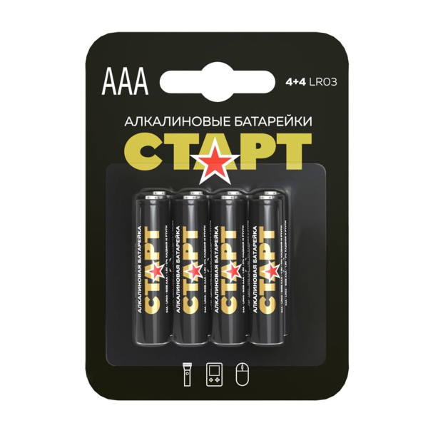 Эл пит. СТАРТ 24 LR03-BL8 N блистер 8 шт.