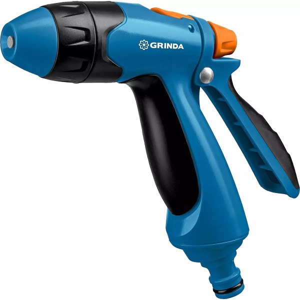 Пистолет поливочный двухкомпонентный GRINDA PROLine B-R, плавная регулировка, курок сзади