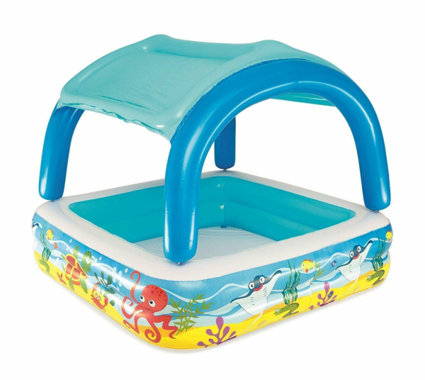 Бассейн детский надувной Bestway Canopy 140х140х114 см 52192