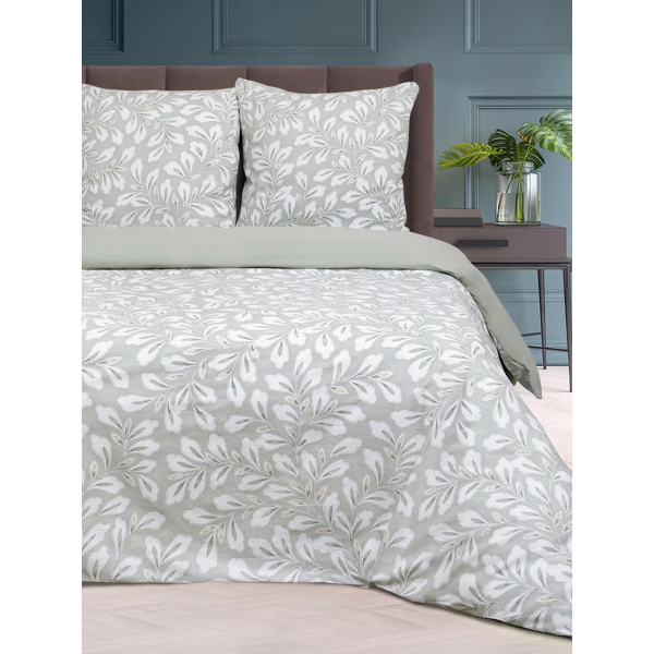 Комплект постельного белья Василиса Евро сатин нав 70х70х2 шт Primavera 17А Монблан