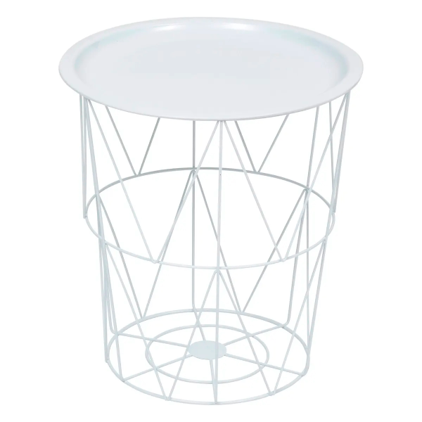 Столик журнальный Atmosphera Kumi 37х40 см белый 206045A