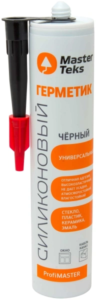 MasterTeks PM герметик силиконовый универсальный 0,29 черный