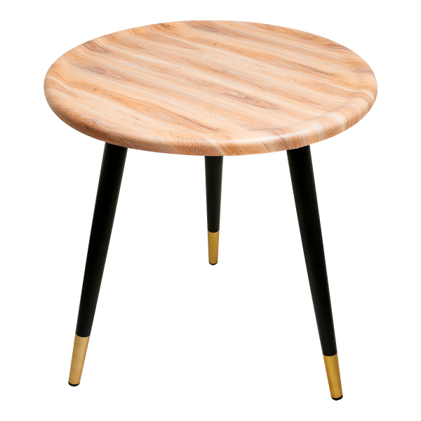 Столик круглый FANCY HOME пластик, натуральный PRC