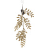 Украшение подвесное Koopman Листья золотой глиттер 25 см 4 вида в ассортименте CAA751600