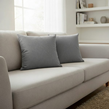 Наволочка на декоративную подушку DH 50х50 см серая CL04-02P