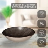 Тарелка  SG VIE SAUVAGE суповая 20х5,6 см черный 154877