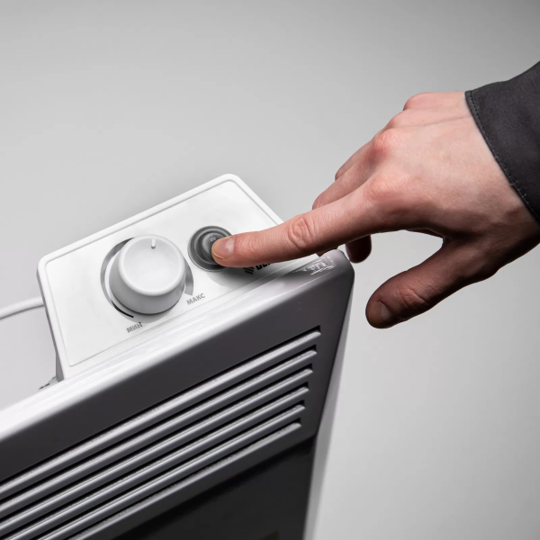 Конвектор электрический XCE-2000B, 230 В, 2000 Вт, черный, сушилка, колеса, Х-элемент// Denzel