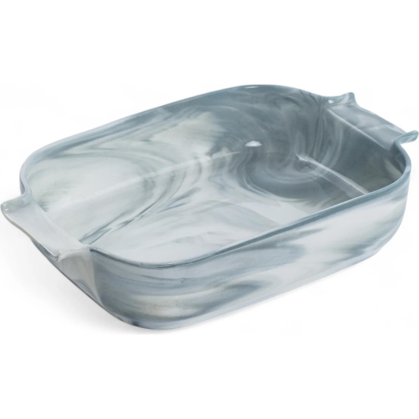 Форма для запекания фарфоровая MARBLE 34х22х7см прямоугольная ABM059
