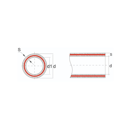 Труба стекловолокно 50 мм PN