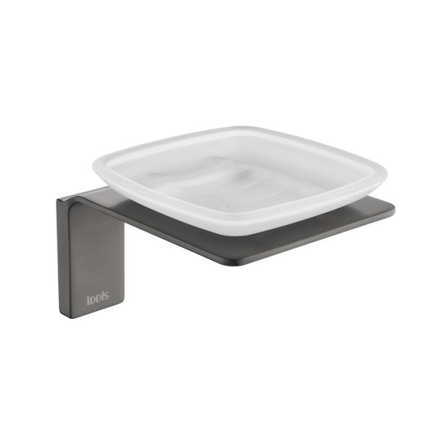 Мыльница IDDIS Slide матовое стекло графит SLIGMG0i42