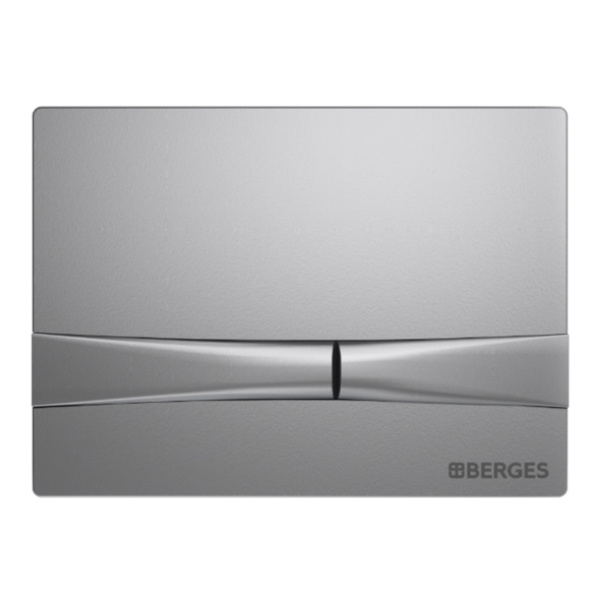 Кнопка BERGES для инсталляции NOVUM F2 матовый хром