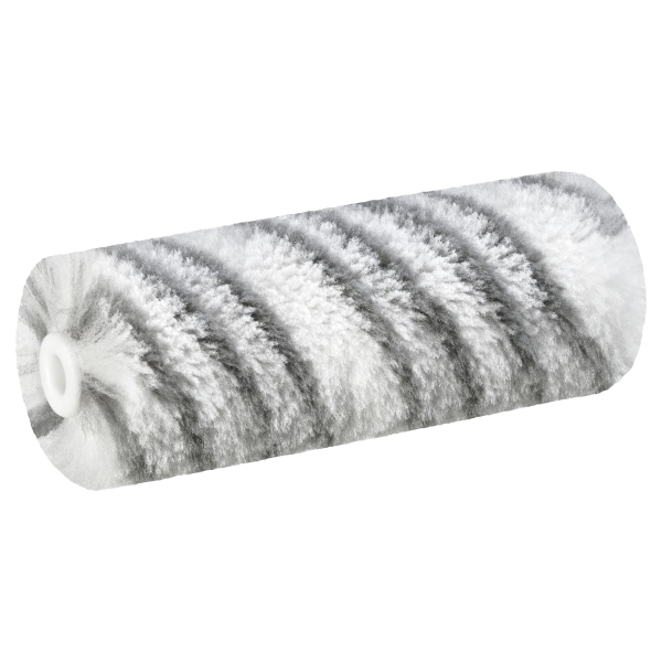 Валик 12см Д30 полиэст12 серые полосы